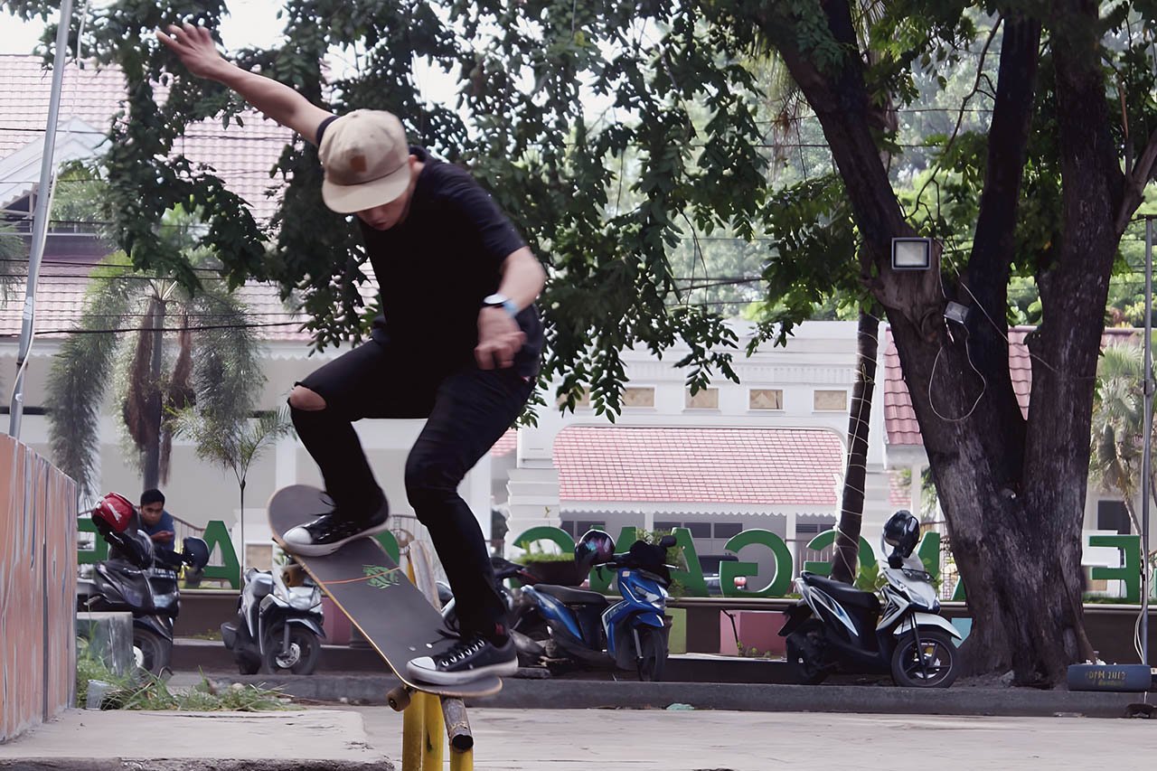 TUTURA.ID - Komunitas Palu Skateboarding berharap perhatian pemerintah daerah